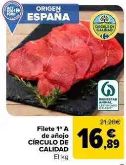 Carrefour Carrefour filete 1ª A de añojo oferta