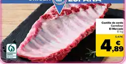 Carrefour Carrefour Costilla de cerdo oferta