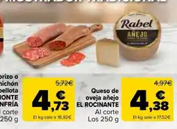 Carrefour Rabel queso de oveja añejo oferta