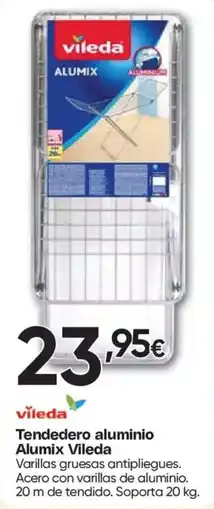 Hiper FROIZ vileda tendedero aluminio alumix vileda oferta