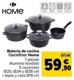Carrefour Carrefour Home batería de cocina oferta