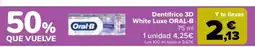 Carrefour Oral-B dentífrico 3D white luxe oferta