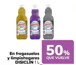 Carrefour Disiclin fregasuelos y limpiahogares oferta