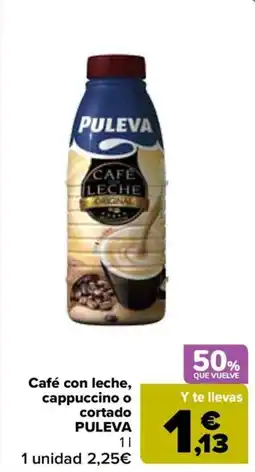 Carrefour Puleva café con leche oferta