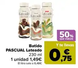 Carrefour Pascual Lateado oferta