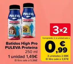 Carrefour Puleva batidos high pro proteína oferta