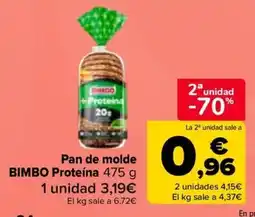 Carrefour Bimbo Proteína oferta