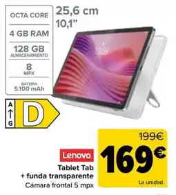 Carrefour Lenovo Tablet Tab oferta