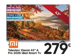 Hiper FROIZ Xiaomi televisor 43" a pro 2026 qled smart tv oferta