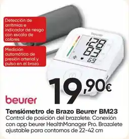 Hiper FROIZ beurer tensiómetro de brazo beurer bm23 oferta