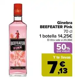 Carrefour BeeFeater pink oferta
