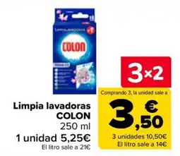 Carrefour Limpia lavadoras Colon oferta
