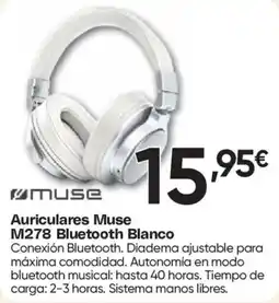 Hiper FROIZ Muse auriculares muse m278 bluetooth blanco oferta