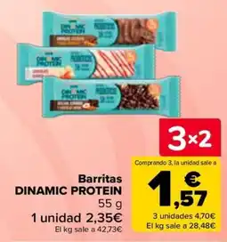 Carrefour Dinamic Protein barritas oferta