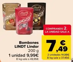 Carrefour Bombones LINDT Lindor oferta