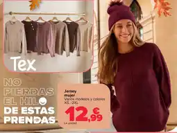 Carrefour Tex jersey mujer oferta