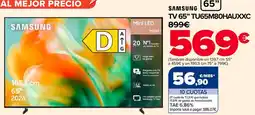 Carrefour Samsung tv 65" tu65m80hauuxc oferta