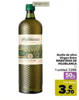 Carrefour Maestros de hojiblanca aceite de oliva virgen extra oferta