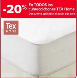 Carrefour Tex Home cubrecolchones oferta