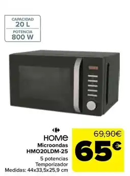 Carrefour Home microondas hmo20ldm-25 oferta