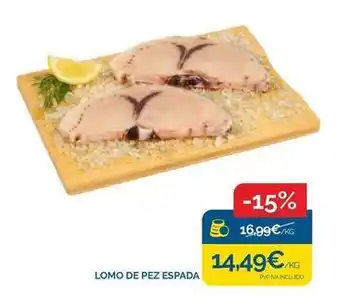 Lomo de pez espada