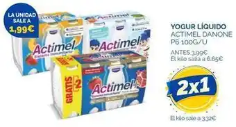 Danone - yogur liquido actimel