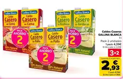 Carrefour Gallina Blanca caldos caseros oferta
