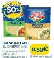 Supermercados La Despensa El caserío - queso rallado oferta