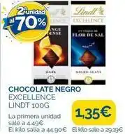 Supermercados La Despensa Lindt - chocolate negro excellence oferta