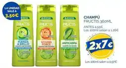 Supermercados La Despensa Garnier - champu fructis oferta