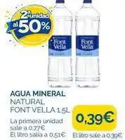 Supermercados La Despensa Font vella - agua mineral natural oferta