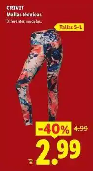 Ocine Crivit - mallas técnicas oferta
