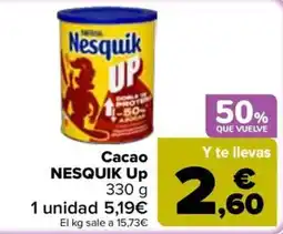 Carrefour Nesquik Cacao NESQUIK Up oferta