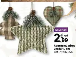 Leroy Merlin Adorno cuadros verde 12 cm oferta