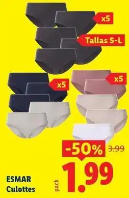 Ocine Esmara - culottes oferta