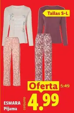 Ocine Esmara - pijama oferta