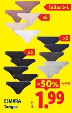 Ocine Esmara - tangas oferta