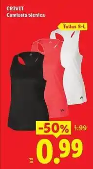 Ocine Crivit - camiseta técnica oferta