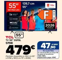 Carrefour Tcl - tv 55 55p8l oferta