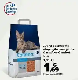 Carrefour Carrefour - arena absorbente atapulgita para gatos comfort oferta