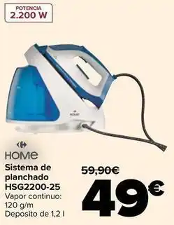 Carrefour Carrefour home - sistema de planchado hsg2200-25 oferta