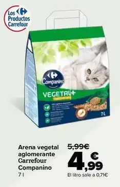 Carrefour Carrefour - arena vegetal aglomerante companino oferta
