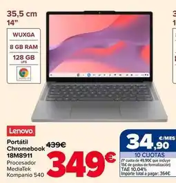 Carrefour Lenovo - portatil chromebook 18m8911 oferta