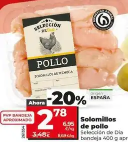 Dia Seleccion de dia - solomillos de pollo oferta