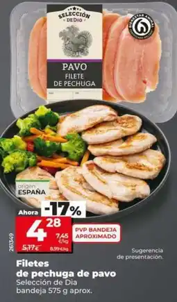 Dia Seleccion de dia - filetes de pechuga de pavo oferta