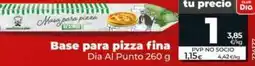 Dia Dia al punto - base dpara pizza fina oferta