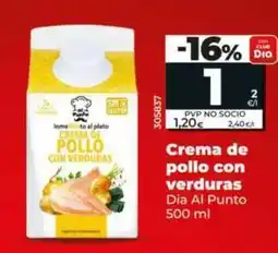 Dia Dia al punto - crema de pollo con verduras oferta