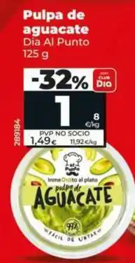 Dia Dia al punto - pulpa de aguacate oferta