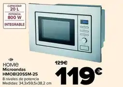 Carrefour Carrefour home - microondas hmobi20ssm-25 oferta