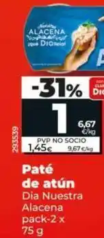 Dia Dia nuestra alacena - pate de atun oferta